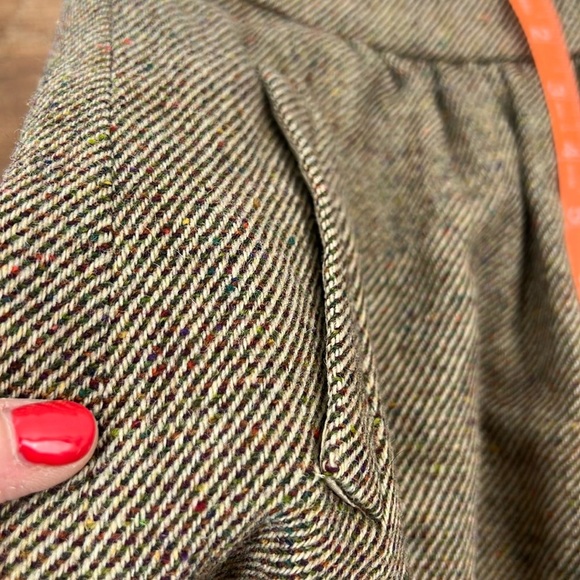 J. Crew women’s size 4 tweed wool mini skirt side zip with pockets - Picture 6 of 7